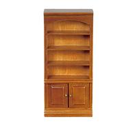 Dolls House Walnut Bathroom Cupboard Shelf Unit Bookcase1:12 Scale Furniture