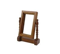Dolls House Walnut Lincoln Dresser Swivel Mirror Miniature Bedroom Accessory
