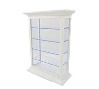 Dolls House White Shelf Display Cabinet Unit Shop Fitting Store Furniture 1:12