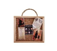 Dolls House Witches Notice Board Halloween Cork Memo Pin Wall Accessory 1:12
