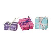 Dolls House Wrapped Gifts Christmas Birthday Present Boxes 1:12 Shop Accessory