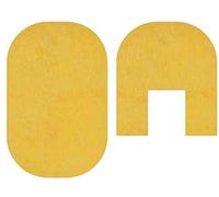 Town Square Miniatures Dolls House Yellow Bath Mat Set1:12 Scale Rugs Bathroom Accessory