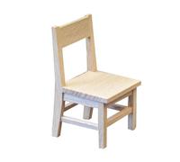 Dolls House Zakka Chair Model Realistic Dollhouses Benches Chair Realistic Play 1:12 Model Small Size Toy Dollhouses Furniture