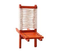Dolls House Zakka Chair Model Realistic Dollhouses Folding Chair Play For 1:12 Model Small Size Toy Children's Imagination Toy