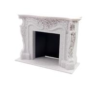 Dolls House Zakka Model Realistic Dollhouses Fireplaces Realistic Play 1:12 Model Small Size Toy Elegant DollhouseS Decors