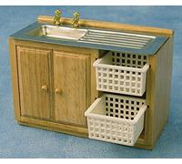 Dolls Houses - Kitchen and Scullery - DF937 - Sink Unit with Baskets