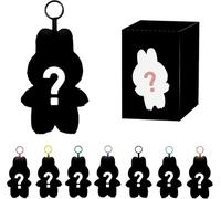 Dolls Keychain, The Monsters Series 1.0 Vinyl Box Keychain - Kawaii Mystery Figure Collectible Toy - Cute Anime-Style Pendant for Bags, Keys & Gifts (Pink)