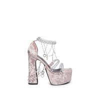 Dolls Kill Holy Revelation Platform Heels, Pink, 4 UK