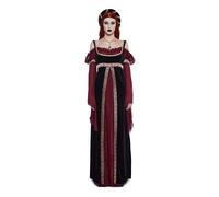 Dolls Kill Renaissance Princess Halloween Costume - Medieval Ren Faire Outfit by Trickz N' Treatz, Red, X-Small