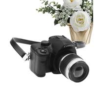 Dolls Miniature SLR - Retro Style Tiny Camera Model, Photography Classic Purpose, Realistic Miniature Display Ornament, Vintage Design Mini Collection | F