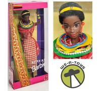 Dolls of the World Kenyan Barbie Doll 1993 Mattel 11181
