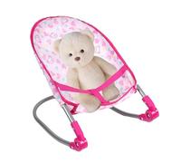 Doll's Pram, Foldable and Lightweight Doll's Pram in Pink with Basket Doll Pram for 4-6 Year Old Girls, Doll Pram for Home, Nursery, School, School