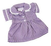 DOLLS SCHOOL SUMMER UNIFORM DRESS BY FRILLY LILY ,CHOICE OF COLOURS [ DRESS ONLY ] TO FIT DOLLS 14-18 INS [35-45CM] SUCH AS AMERICAN GIRL DOLL, BONNIE AND PEARL , HANNAH BY GOTZ, HAPPY KIDZ,DESIGN A FRIEND,KIDZ AND CATS,PRECIOUS DAY GIRL AND MANY OTHER DOLLS OF THIS HEIGHT (Lilac)