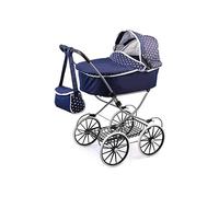 Doll's Stroller - Bayer - Classic Deluxe Pram - Blue - 69 x 42 x 89 cm - Suitable for 46 cm dolls