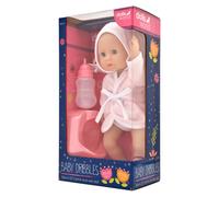 Dolls World from John Adams | Baby Dribbles Doll | 30cm (12") Deluxe Vinyl Drinking & Wetting Realistic Baby Doll with Removable Outfit, Potty, Bottle & Dummy | Dolls & Accessories | Ages 18 Months+