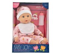Dolls World Baby Joy 38Cm Pink Outfit Dolls World Genuine