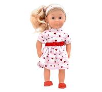 DOLLSWORLD from Peterkin | Charlotte Doll | 36cm (14") soft bodied doll with golden hair, deluxe outfit, shoes and hair accessories | Dolls & Accessories | Ages 18m+