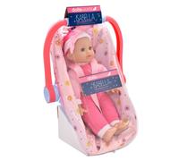Dolls World from John Adams | Isabella Doll & Rocking Car Seat with Carry Handle Set | 30 cm Soft Bodied Baby Doll with Sleeping Eyes | Baby Dolls for Girls | Cuddly Toys for Girls Ages 18 Months+