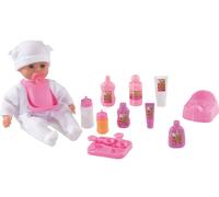 Dolls World Little Treasure Baby Girl Pink Lifelike with Lots of Accessories