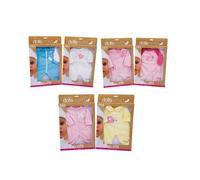 Dolls World Pink Dolls 16" Dress / Baby Grow Outfit Dolls World Multicolor