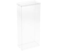 DollSafe Clear Folding Display Box for Extra Large 11-12 inch Dolls and Action Figures, 6" W x 3" D x 13" H, Pack of 2