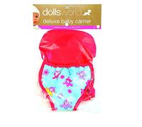 DOLLSWORLD from Peterkin | Deluxe Baby Carrier | Deluxe baby carrier with adjustable straps, for dolls up to 46cm (18") | Dolls & Accessories | Ages 3+