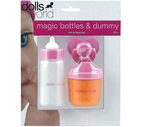 DOLLSWORLD from Peterkin | Magic Bottles & Dummy | Includes magic milk bottle, magic juice bottle and dummy | Dolls & Accessories | Ages 3+