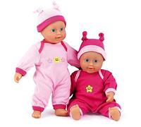 DOLLSWORLD from Peterkin | Mia | 25cm soft bodied doll with removable pink outfit | Dolls & Accessories | Ages 12m+