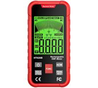 dolltobe 3-In-1 Handheld Emf Meter Ht628A, Electromagnetic Field Radiation Detector, Dual Electric & Strong Attachment Field Testing, Ce & Fcc Certified, With Data Lock, Trend Graph Display
