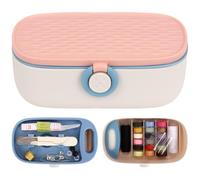 Dolltobe 43 Pcs Complete Sewing Project Kit With Handy Plastic Case, Travel-Ready Hand Sewing Supplies, Ideal For And Home Repairing Tasks