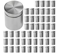 Dolltobe 50 Standoff Screws In Stainless Steel For Wall Mounting Signs, Acrylic Display Hardware, Great For Decoration Projects