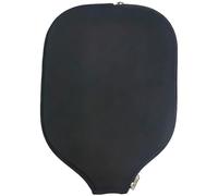 Dolltobe Black Neoprene Paddle Cover, Soft Racket Sleeve, Lightweight Paddle Storage Bag, 8.4 x 11.8 in, for Easy Carrying and Paddle Face Protection