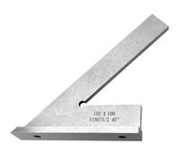 dolltobe Carpentry Layout Tool, Center Finder Square, 45 Degree Angle Ruler, Stainless Steel Woodworking Gauge, 6 X 4 In Measuring Guide, With Base