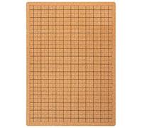 dolltobe Cork Board for Beading Crafts, 12 X 16 in Macrame Board with Grid, Braiding Board for DIY Knotting Projects