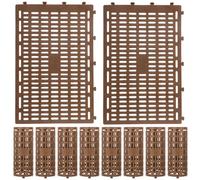 Dolltobe Expandable Garden Animal Barriers, 10 Pcs Tree Trunk Protectors, Tree Wraps to Protect Bark from Mowers, Flexible Plastic Tubes, Weatherproof Mesh Protective Covers for Seedlings