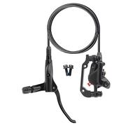 Dolltobe Hydraulic Disc Brake For Mountain, Aluminum Alloy Lever, Pre-Bled A/B Pillar Brake Calipers, With 145 Cm / 57.1 In Hose, Right Rear