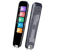 Dolltobe Language Translator Pen with 64G Card, 3.69 in 9.4 cm Touch Screen, 142 Languages Online Translation, 10 Offline Translations, Real Time Voice Translate, Portable OCR Digital Reading Pen