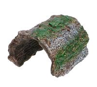 Dolltobe Large Size Simulation Bark Reptile Enclosure Decor, PVC Hideout Cave for Spiders, Scorpions, Geckos, Land Turtles, Tree Hole Nest for Terrarium Landscaping, 3.5 x 3 x 2.4 in, 9 x 7.7 x 6 cm