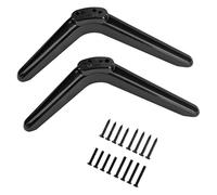 Dolltobe Roku Tv Compatible Tv Stand Legs, 2 Pcs Universal Base, Screws Included, Adjustable Port, Abs, Install Easily, Space-Saving