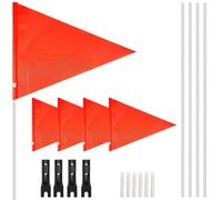 Dolltobe Safety Flags (12) For Bikes, Trucks, Trailers