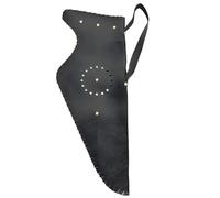 Dolltobe Traditional Archery Quiver, PU Leather Back Holder, 18.3 in / 46.5 cm, Lightweight 5.8 oz / 165.5 g, Medieval Archery Holster for Traditional Bow Hunting, Target Practice