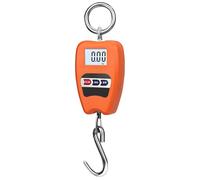 Dolltobe Waterproof Orange Hanging Digital Scale, High-Precision Heavy Duty Industrial Scale, Stainless Steel Hook, One-Button Zeroing For Farm And Hunting