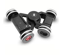 Dolly Camera Slider, 4-Wheels Professional Camera Slider Dolly, Electric Smart Photography Track with APP Control Support, Max Load 11lb/5kg and Ultra Silent, for Cameras Camcorders