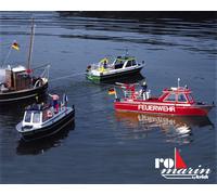 Dolly Harbour Launch Motorboat including Fittings Kit 1:20 Scale Krick Robbe ...