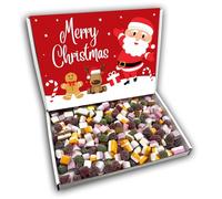 Dolly Mixtures Merry Christmas Sweets Gift Box Hamper (SANTA RED FRONT)