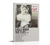Dolly Parton Album Eagle When She Flies Poster Canvas Wall Art Aesthetic Cover Poster Modern Art Painting for Living Room 16x24inch(40x60cm) Frame-style