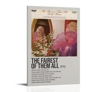 Dolly Parton Album The Fairest Of Them All Poster Canvas Wall Art Aesthetic Cover Poster Modern Art Painting for Living Room 08x12inch(20x30cm) Frame-style