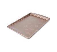 Dolly Parton Butterfly Stamp Cookie Slider - Carbon Steel Nonstick Bakeware with Textured Butterfly Design, Durable Rolled Rim, Oven Safe to 450F, Perfect for Cookies, Pastries and Pizza