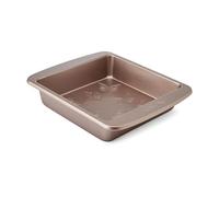 Dolly Parton Butterfly Stamp Square Cake Pan - Carbon Steel Nonstick Bakeware with Textured Butterfly Design, Durable Rolled Rim, Oven Safe to 450F, Perfect for Cakes, Cheesecakes and Savory Bakes