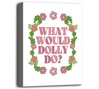 Dolly Parton Canvas Prints - Retro Vintage Wall Art, 12x15 Inch for Home Office Decor